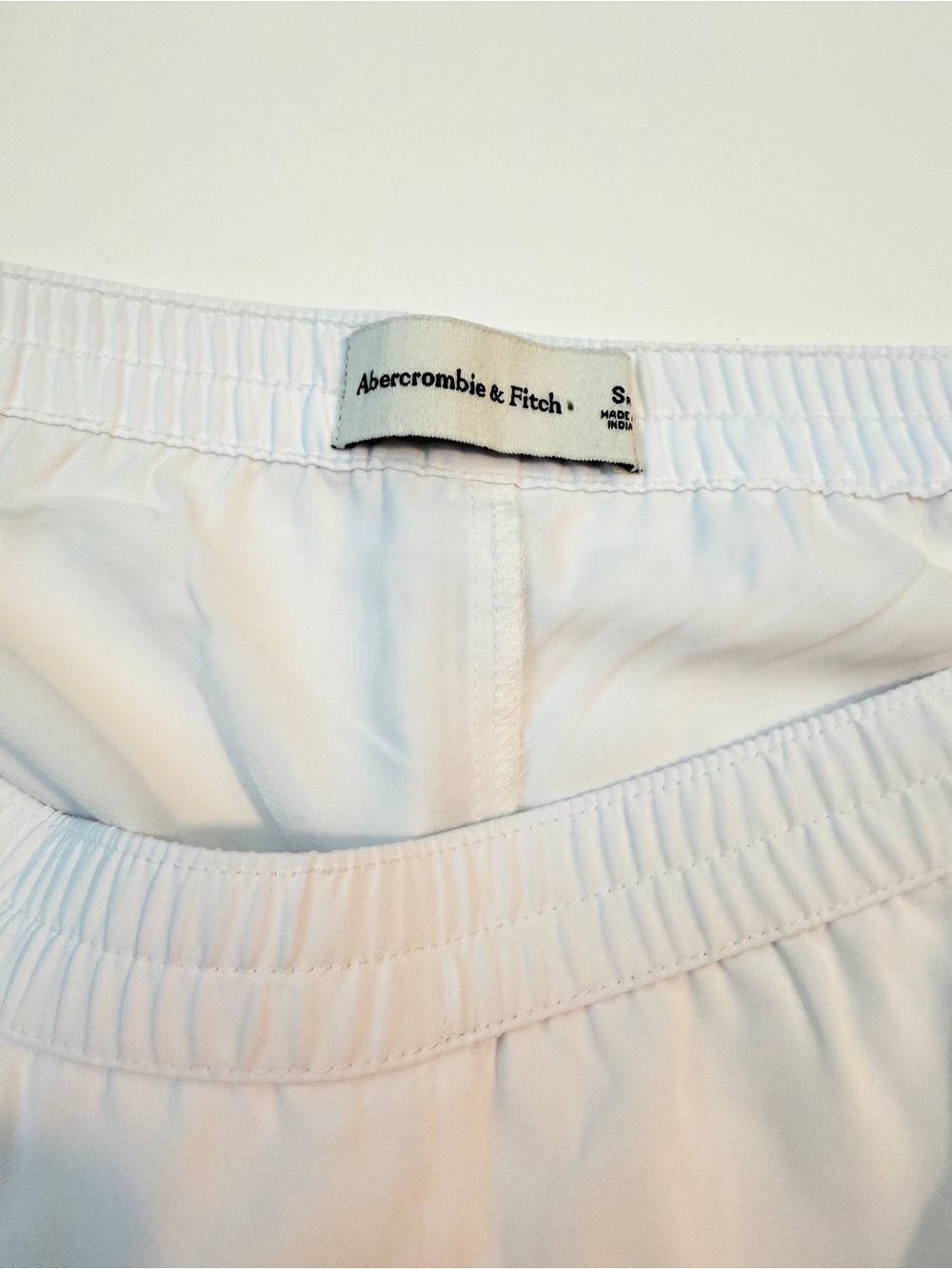 Abercrombie & Fitch White Flowy Lined Wide Leg Pants - Small NWOT - Picture 4 of 6